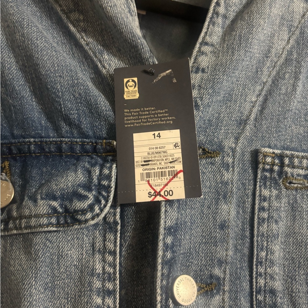 Universal Thread Blue Denim Jumpsuit - Picture 3 of 3
